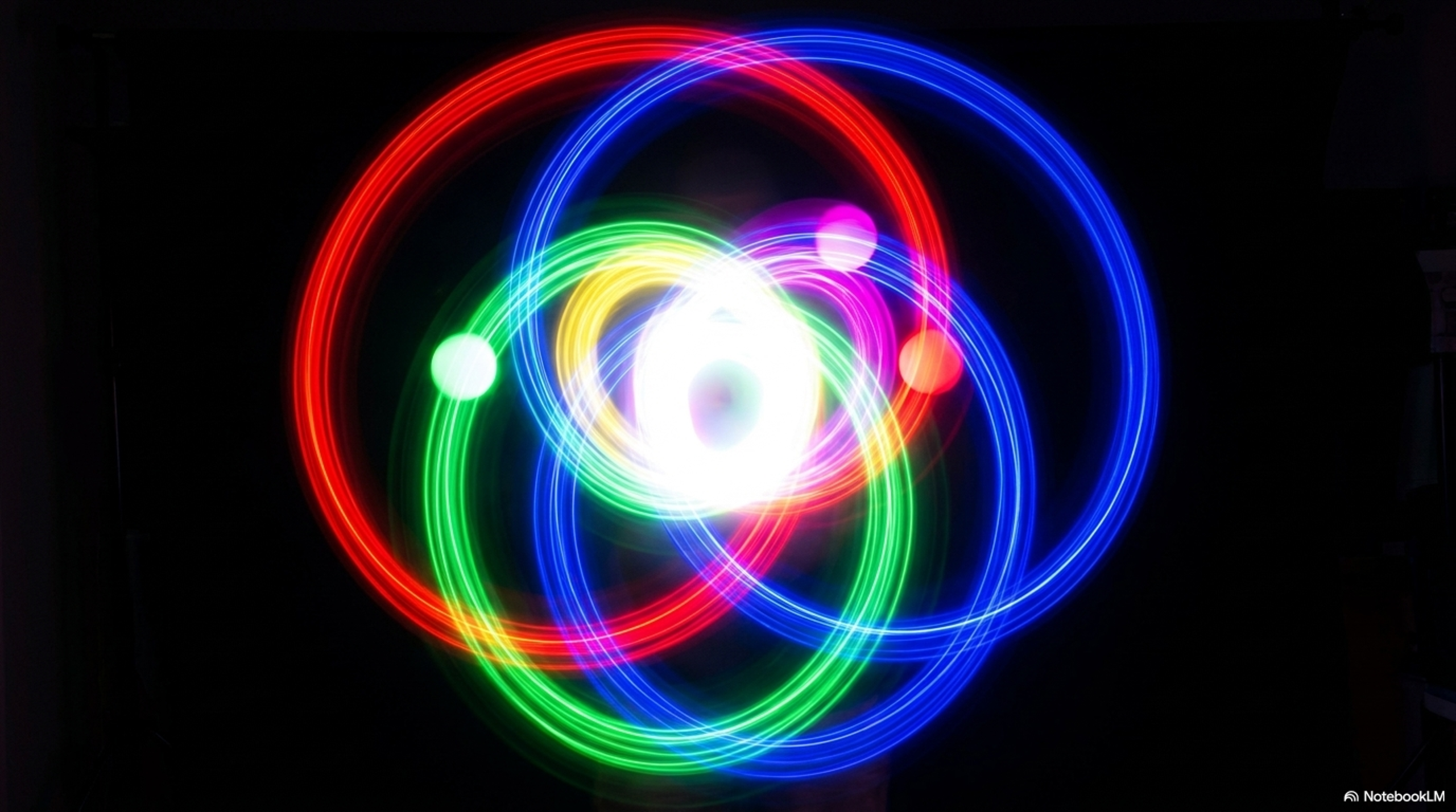 Four concentric neon circles on black representing orbital juggling patterns, rhythm, and precise timing.