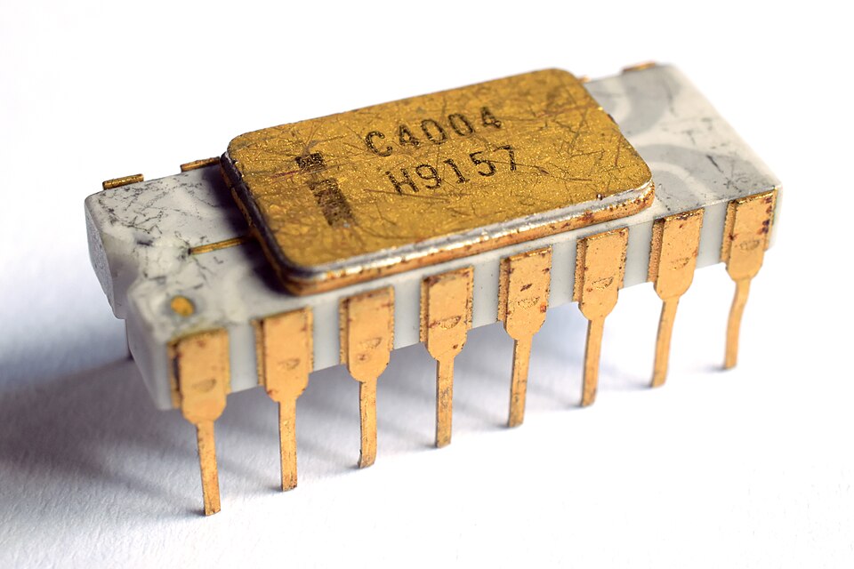 The Intel 4004 microprocessor